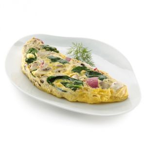 receta omelette espinacas lekue