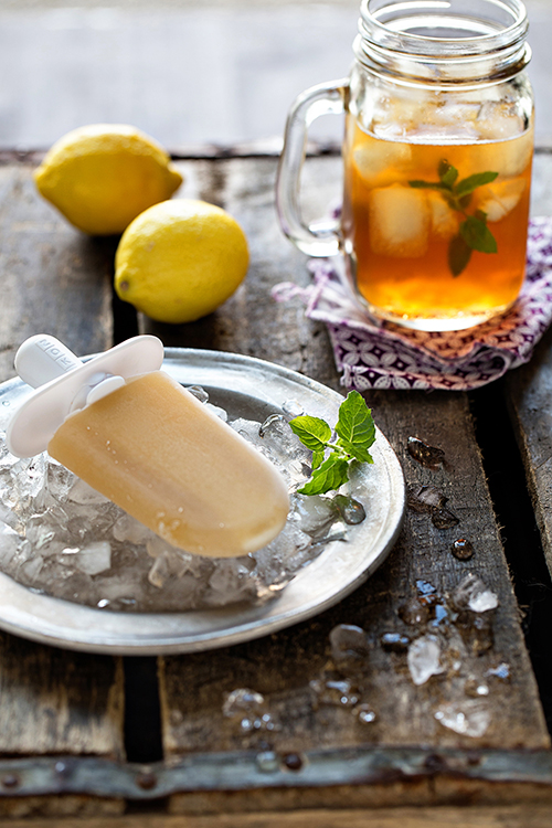 Polos de té helado en Zoku. Recetas de helados fáciles con Zoku