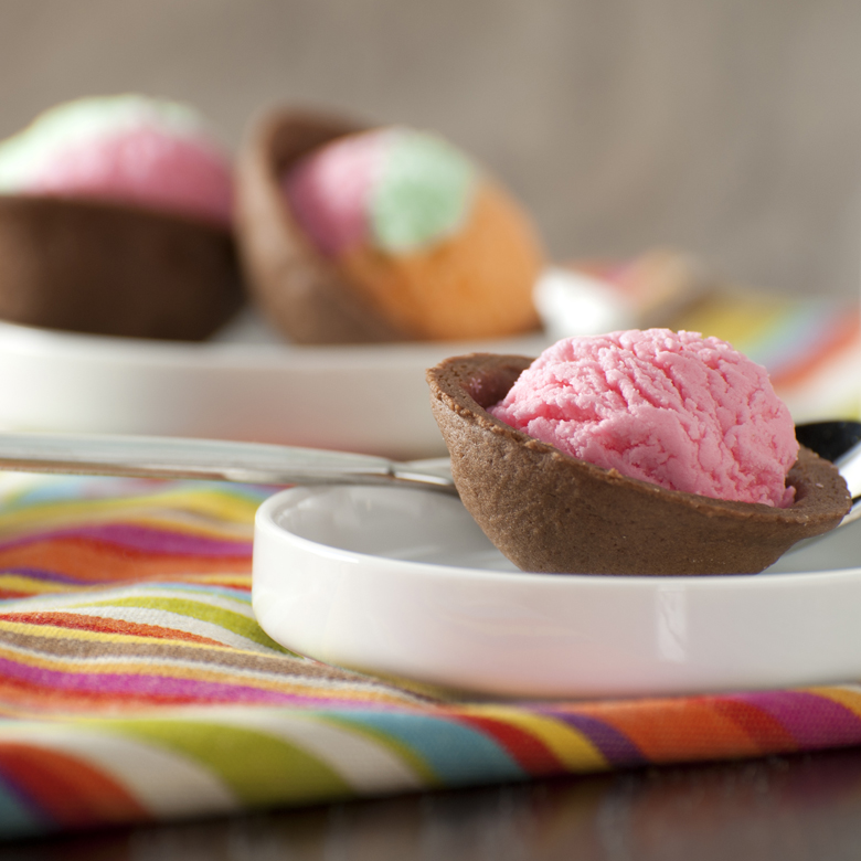 molde helado cookie cups