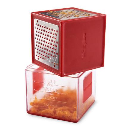 cubo rallador microplane rojo